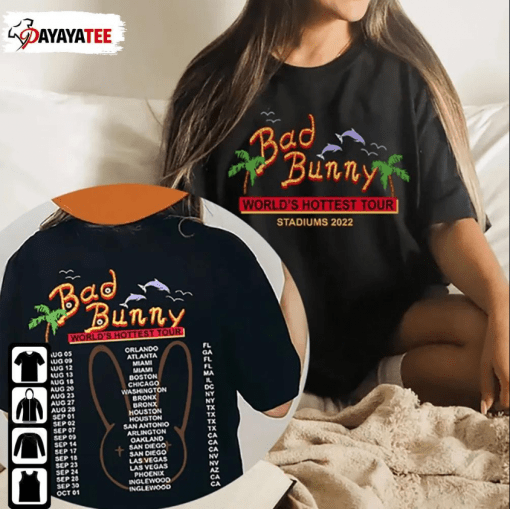 Shirt Bad Bunny World’S Hottest Tour