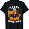 Joe Biden Happy Christmas American Flag Pumpkin Halloween 2022 T-Shirt
