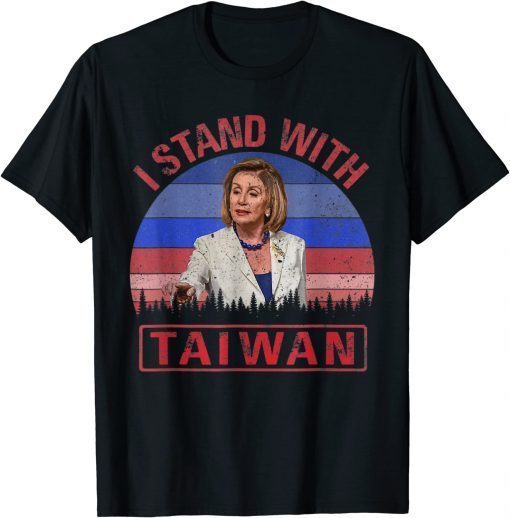 I Stand With Taiwan Taiwanese Support Funny T-Shirt