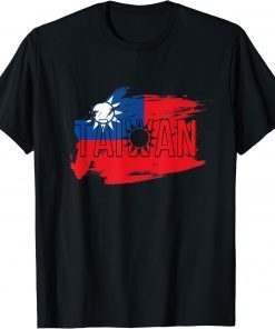 T-Shirt I Stand With Taiwan Taiwanese Flag Support Taiwan