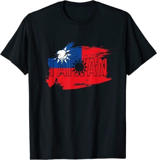 T-Shirt I Stand With Taiwan Taiwanese Flag Support Taiwan