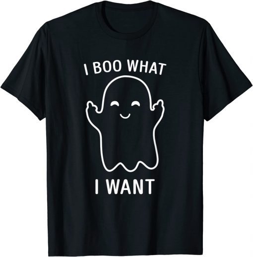 Vintage I Boo What I Want Halloween T-Shirt