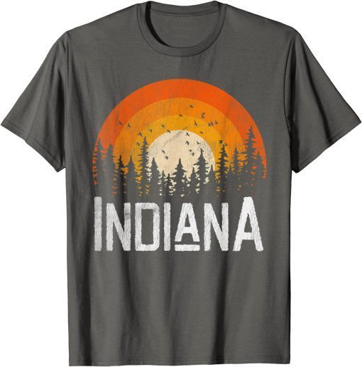 Indiana Shirt Retro Style Vintage 70s 80s 90s Home T-Shirt