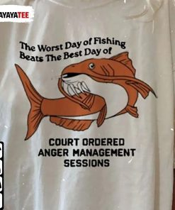 Official The Worst Day Of Fishing ,Beats The Best Day Of Court T-Shirt