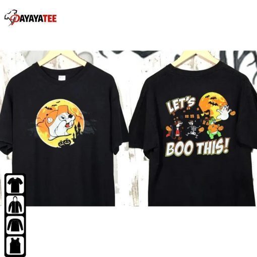 Let’S Boo This , Halloween Crew Glow In Dark Funny T-Shirt