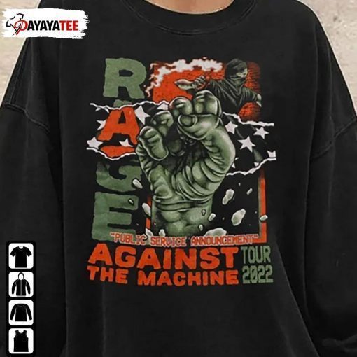 Rage Against The Machine Tour 2022 T-Shirt
