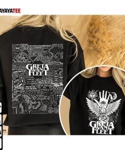 Greta Van Fleet Dreams In Gold Tour Tee Shirt