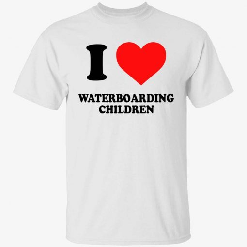 I love waterboarding children classic t-shirt