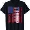 Anti Trump,Distressed usa american flags 2023 T-Shirt