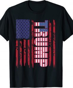 Anti Trump,Distressed usa american flags 2023 T-Shirt