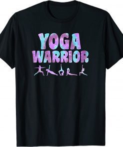 Tie Dye Yoga Warrior Poses Classic T-Shirt