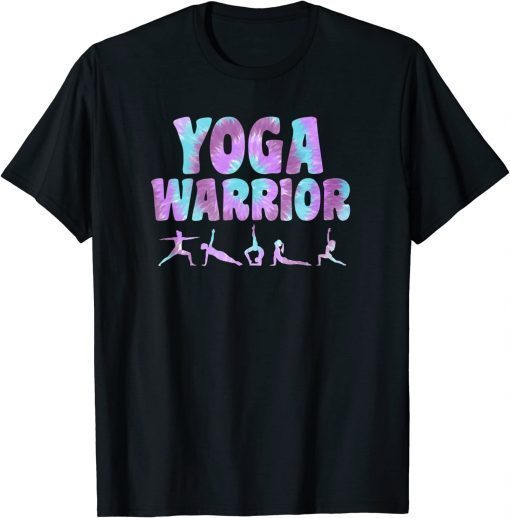 Tie Dye Yoga Warrior Poses Classic T-Shirt