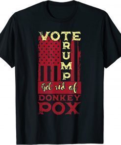 Constitution Vote Trump 2024 Get Rid Of Want Donkey Pox Official T-Shirt