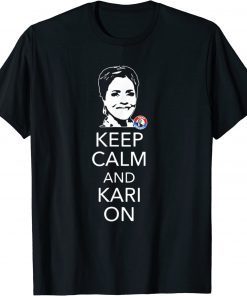 Funny Keep Calm and Kari On Arizona Kari Lake Political T-Shirt