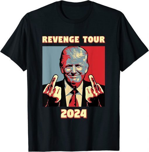 Revenge Tour 2024 President Trump Novelty Election Apparel Tee Shirt