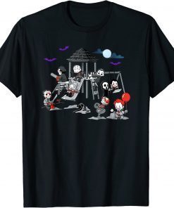 Funny Horror Clubhouse In Park Halloween Costume T-Shirt