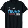 Trump 2024 Funny Republican Ticket Save America USA Flag Classic T-Shirt