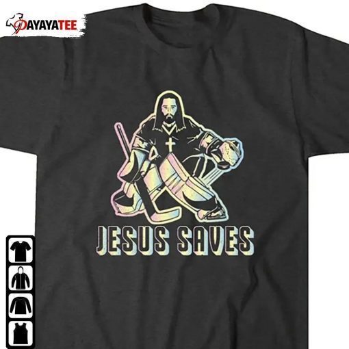 2023 Jesus Saves Hockey T-Shirt