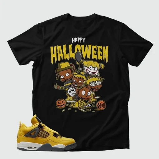 Rugrats Happy Halloween, Match Jordan 4 Retro Lightning Classic T-Shirt