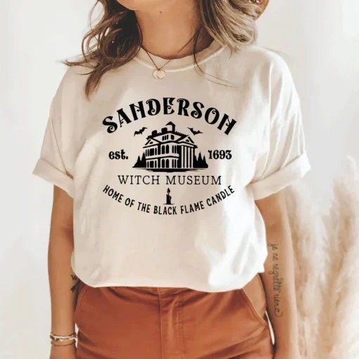 2023 Sanderson Witch Museum, Funny Halloween Witches T-Shirt