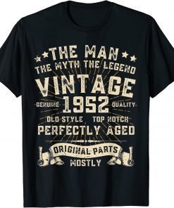 The Man Myth Legend 1952 70th Birthday Gift T-Shirt