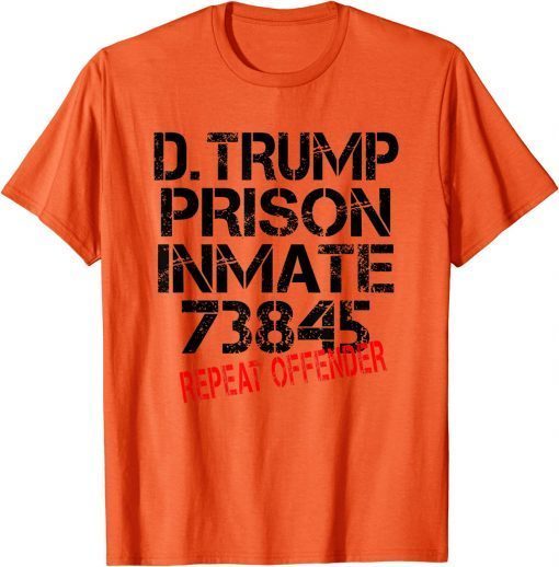 Halloween Trump Prisoner Party Costume Shirt
