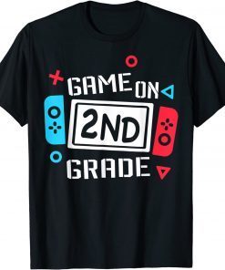 Video Game On 2nd Grade Cool Kids Team Second Back To School T-Shirt