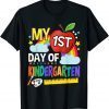 My First Day Of Kindergarten Funny Colorful Rainbow 2022 T-Shirt