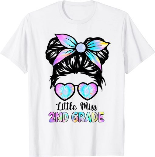 Little Miss Second Grade Girl Back To School 2nd Grade T-Shirt