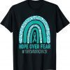 Official Fight Ovarian Cancer Awareness Teal Ribbon Products T-Shirt