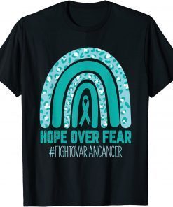 Official Fight Ovarian Cancer Awareness Teal Ribbon Products T-Shirt