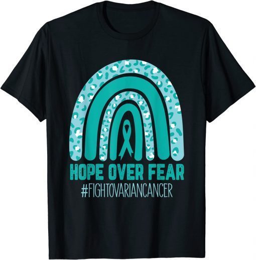 Official Fight Ovarian Cancer Awareness Teal Ribbon Products T-Shirt