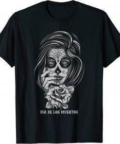 Funny Sugar Skull Mexico Holiday Deceased Dia de los Muertos T-Shirt