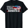 Funny Biden Donkey Pox The Disease Destroying America Back T-Shirt
