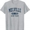 Melville New York NY Vintage Athletic Sports Gift T-Shirt