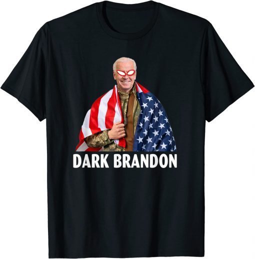 2022 Dark Brandon Biden US Flag T-Shirt