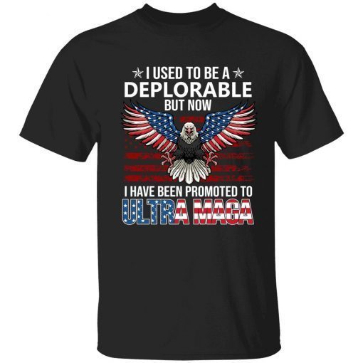 Eagle i used to be a deplorable but now i have been promoted unisex t-shirt