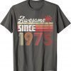 Awesome Since 1975 47th Birthday Tee Shirt