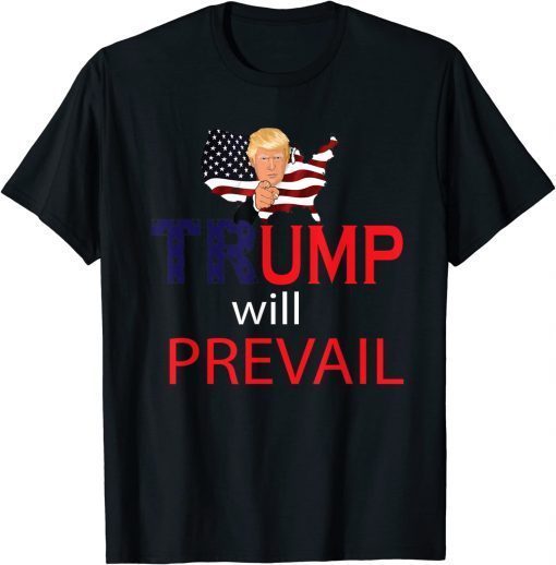 Funny Trump Will Prevail Enough Let's Take Back Our Country Shirt