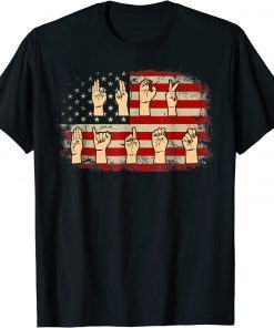 Anti Joe Biden American Patriot Flag USA Trump Vintage T-Shirt