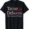 Make America Florida, Trump DeSantis 2024 Election T-Shirt