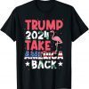 Trump 2024 flag take America back vintage T-Shirt