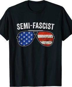 Semi-Fascist Funny Political Humor Biden Quotes Classic T-Shirt