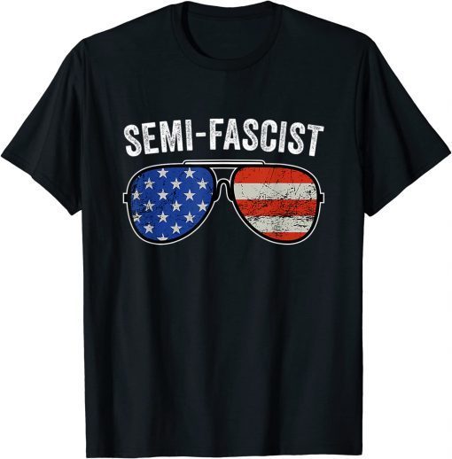 Semi-Fascist Funny Political Humor Biden Quotes Classic T-Shirt