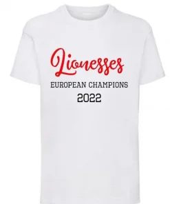 T-Shirt England Lionesses, Euro Champions 2022