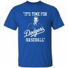 Vin Scully It’s time for dodgers baseball Tee Shirt