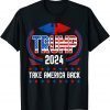 Trump 2024, American US Flag Take America Back Pro Trump T-Shirt