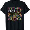 September 2011 Girls Are Sunshine Cute 11 Years Old Birthday Classic T-Shirt
