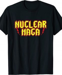 Nuclear MAGA as a Band Logo Shirt