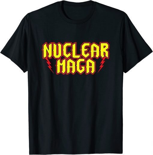 Nuclear MAGA as a Band Logo Shirt